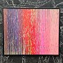 Rotverliebt 2025, 100x120 (+R),  Acryl-Lack auf LW, € 3.600